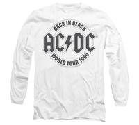 AC/DC Unisex Tour Emblem Mens Long Sleeve T-Shirt, weiß, XL