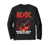 AC/DC - Verdammnis Langarmshirt, Unisex für Erwachsene, Schwarz, M