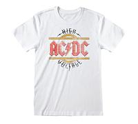 AC/DC - Vintage High Voltage T-Shirt White-L