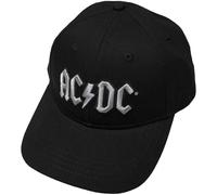 AC/DC Basecap Voltage Band – Silbernes Logo – Schwarz – One Size