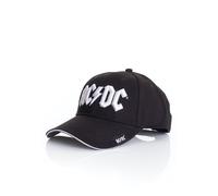 AC/DC - White Logo - Cap - Schwarz - Onesize - 100% Baumwolle Schwarz Onesize