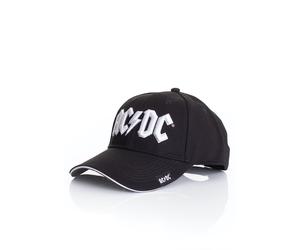 AC/DC - White Logo - Cap - Schwarz - Onesize - 100% Baumwolle Schwarz Onesize