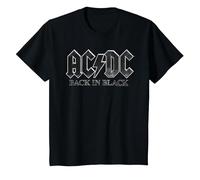 AC/DC Zurück in Schwarz - Nordamerika PWRUP 2025-Tour T-Shirt, Kinder, Schwarz, 116