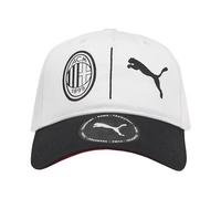AC Milan Fan BB, Unisex-Erwachsene Baseballkappe, Feather Gray-Puma Black, 4099683449363