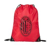 AC Milan Gymsack Unisex Erwachsene, Rot, Schwarz