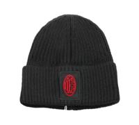 Ac Milan Unisex 143491 Beanie-Mütze, Schwarz, One Size