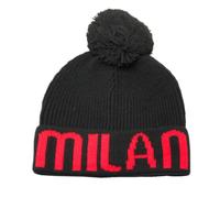 Ac Milan Unisex 143595 Beanie-Mütze, Schwarz, One Size