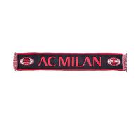 AC Milan Unisex Offizieller Jacquard-Schal Mailand, schwarz/rot, Einheitsgröße, MIL 2257