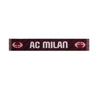 AC Milan Unisex Sciarpa Ufficiale Offizieller Jacquard-Schal, rot/schwarz, Einheitsgröße
