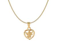 Acalee Schmuck Kinder-Halskette mit Herzengel Gold 333 / 8K Kinderschmuck 50-1012