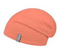 Beanie CHILLOUTS "Acapulco Hat", Damen, pink, Web, Baumwollmischung, unifarben, Mützen Beanie, klassische Forrm, kleines Markenlogo, Doppellagig (17562819-0) pink