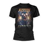 Accept Humanoid Band Logo T Shirt L