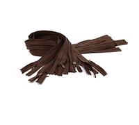 ACCESSOIRES LEDUC RVNAVN3-60-568-10 Trimz RVNAVN3 unsichtbarer Reißverschluss, Nylon, braun, 60 cm, 10 stück