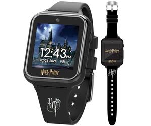 Accutime HP4096 Kinder Smartwatch Harry Potter, Kinderuhr mit Selfie Kamera, Foto & Video, Stoppuhr, 6 Spiele, 3 Hintergründe, 10 Zifferblätter, Diktiergerät, Fitness Tracker Uhr, Wecker, Schwarz