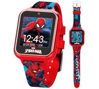 Accutime Kinder Smartwatch Spider-Man, Kinderuhr mit Selfie Kamera, Foto & Video, Stoppuhr, 6 Spiele, 3 Hintergründe, 10 Zifferblätter, Diktiergerät, Fitness Tracker Uhr, Wecker, Rot SPD4588, 41 mm
