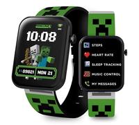 Accutime Minecraft MIN4363ARG Kinder-Smartwatch mit grünem bedrucktem Armband