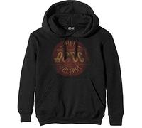 ACDC Herren Ac/dc Vintage High Voltage Pullover Kapuzenpullover, Schwarz (Black Black), Medium