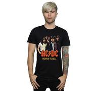ACDC Herren Highway to Hell Group T-Shirt Schwarz X-Large