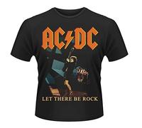 ACDC Let There Be Rock Angus Young Bon Scott offiziell Männer T-Shirt Herren (XX-Large)
