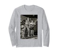 ACDC Live Bon Scott & Angus Young von Dick Barnatt Langarmshirt