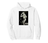 ACDC Sänger Bon Scott Live Back In Black von Dick Barnatt Pullover Hoodie