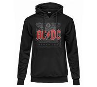 ACDC - Unisex Kapuzenpullover Black Ice. Baumwolle Hoodie Regular Fit für Herren & Jugendliche. Offizielles Band Merch XS