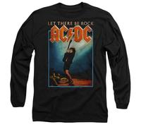 ACDC Unisex Let There Be Rock Mens Long Sleeve T-Shirt, Schwarz, S