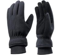 Acdyion Winter Handschuhe, Warm Futter aus Thinsulate Winterhandschuhe Outdoor Thermo-Handschuhe für Herren und Damen (Black, S)