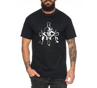 Ace Sit - Herren T-Shirt Straw Hat Luffy Zoro One Monkey D. Pirat Ace Piece Goku Anime Ruffy, Größe:M, Farbe:Schwarz