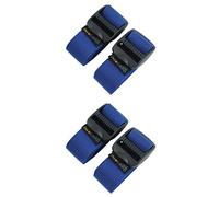 AceCamp 2X Koffergurt Kofferband Packriemen Breit extra stark Allzweckgurt, Doppelpack Blau - 2.5 x 120cm, 90399