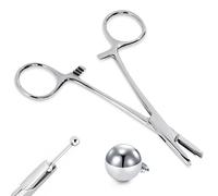 AceFun 4mm Piercing Zange kugel aufdreher öffner kugel Ohr Nase Septum Piercing Klemme Zange Piercing Werkzeug für alle Piercings 316L Edelstahl Lippen Bauchnabel Zunge Körper Kit