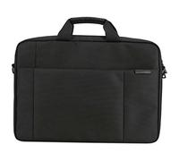 Acer Notebook Carry Case (geeignet für bis zu 15,6 Zoll Notebooks / Chromebooks: Universelle Schutzhülle mit Schultergurt, - und polsterung, Gurt zum Befestigen an Trolley, extra Fronttasche) schwarz