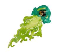 Acetat-Klauenclip - Quallenform, starker Halt, Haarnadeln, tragbar für Damen, Mädchen, Outdoor, Festival, Reisen, Familie, Fotosessions