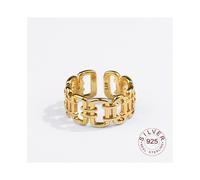 (Achat) Echte 925 Sterling Silber Ringe Für Frauen Öffnen Vintage Hochzeit Schmuck Große