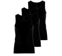 Achselhemd AMMANN "3er Pack Athletic Shirt Day Modern / Close to you", Herren, Gr. 5, N-Gr, schwarz, Obermaterial: 93% Baumwolle CO. 7% Elasthan EL., Unterhemden (14965400-5) schwarz