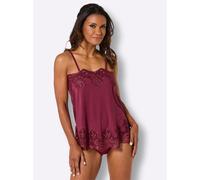 Achselhemd, Damen, Gr. 48/50, 1 Stk., Normalgrößen, bordeaux, 95% Modal, 5% Elasthan, Spitze:9% Elasthan, 91% Polyamid, Unterhemden (77624832-48) bordeaux