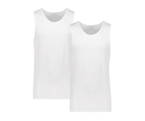 Achselhemd LINDBERGH "Trägershirt", Herren, Gr. XXL, Normalgrößen, weiß, Obermaterial: 70% Viskose, 25% Baumwolle, 5% Elasthan, Unterhemden (34985600-XXL) weiß