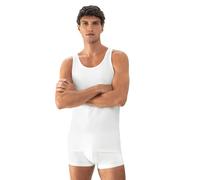 Achselhemd MEY "Dry Cotton", Herren, Gr. 4 (S), N-Gr, weiß, Single Jersey, Obermaterial: 57% Baumwolle, 38% Polyester, 5% Elasthan, unifarben, körpernah, Rundhals, Unterhemden, mit körpernaher Passfor
