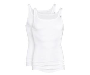 Achselhemd MEY "Noblesse", Herren, Gr. 9/XXXL, N-Gr, weiß, Obermaterial: 100% Baumwolle, Unterhemden, ohne Seitennähte, Rundhalsausschnitt, atmungsaktiv, Feinripp (13692406-9) weiß