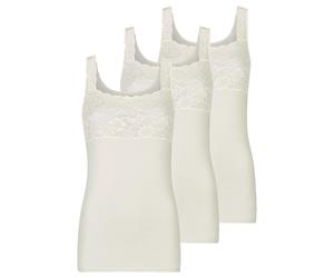 Achselhemd NINA VON C. "3er Pack Damen Achselhemd Fine Cotton", Damen, Gr. 48, N-Gr, beige (champagner), Obermaterial: 100% Baumwolle CO., Unterhemden (69128037-48) champagner