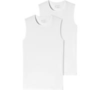 Schiesser Herren 95/5 Organic Cotton Unterhemd mit Breiten Träger Rundhals Unterw sche, Weiß, XL EU