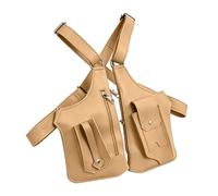 Achseltasche mit doppelter Schulter - Geldbörsenhülle | Umhängetasche unter den Armen, verstellbare Handtasche, Diebstahlschutz, Kuriertasche, Wandern, , Motorrad, sichere Aufbewahrung für