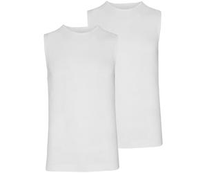 Achseltop JOCKEY "Microfiber Air", Herren, Gr. S, N-Gr, weiß, Single Jersey, Obermaterial: 85% Polyamid, 15% Elasthan, unifarben, figurbetont, Rundhals, Unterhemden, hoher Rundlhals, schnell trocknend