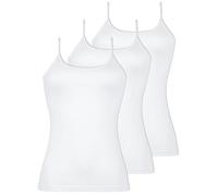 Achseltop NINA VON C. "3er Pack Damen Trägerhemd Daily", Damen, Gr. 38, N-Gr, weiß, Obermaterial: 100% Baumwolle CO., Unterhemden (35071358-38) weiß