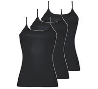 Achseltop NINA VON C. "3er Pack Damen Trägerhemd Daily", Damen, Gr. 40, N-Gr, schwarz, Obermaterial: 100% Baumwolle CO., Unterhemden (61986024-40) schwarz