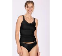 Achseltop NINA VON C. "Simply", Damen, Gr. 44, N-Gr, schwarz, Obermaterial: 48% Baumwolle, 47% Modal, 5% Elasthan, unifarben, bequem, Rundhals, Unterhemden, basic, weich, elastisch, bequem, eng, mit S