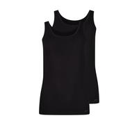 Achseltop SKINY "SKINY ADVANTAGE Cotton Stretch", Damen, Gr. 44, 2 Stk., N-Gr, schwarz, Obermaterial: 92% Baumwolle, 8% Elasthan, unifarben, normal, Unterhemden (69859456-44) schwarz