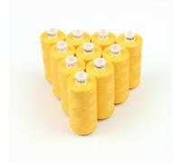 Ackermann Nähgarn Universal 10 x 1000m Fb. 7041 gelb (1,19 € pro 1000 m) Farbe:7041 gelb