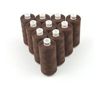 Ackermann Nähgarn Universal 10 x 1000m Fb. 0772 braun (0,13 € pro 100 m) Farbe:0772 braun