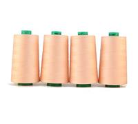 Ackermann 4X 5.000m UNIVERSAL NÄHGARN, Stärke 120, Qualitätsgarn, Overlock Garn, Garn für Overlock-Nähmaschinen (0710 Lachsrosa)